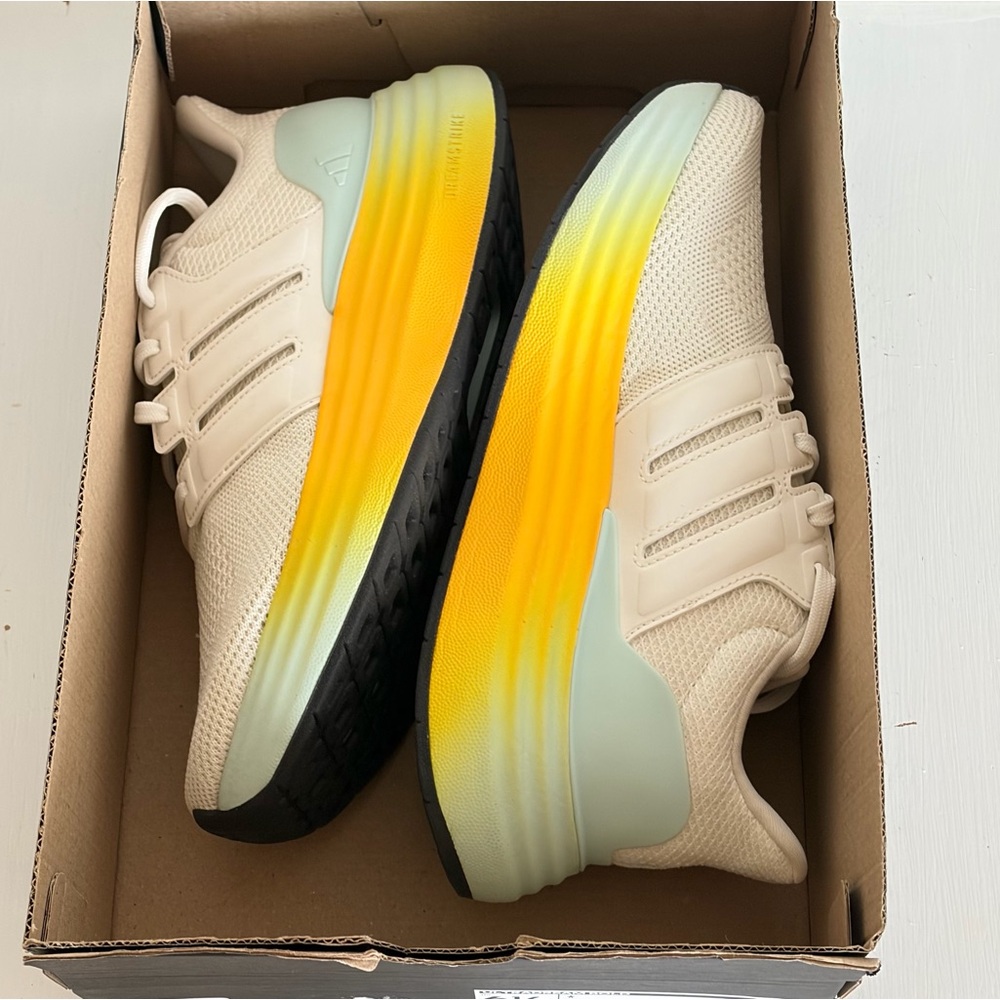 Adidas Ultradream Bold Running Shoes - Cloud White/Yellow Gradient - Women's 6.5 - Picture 14 of 14